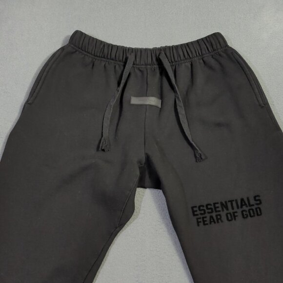 Essentials Fear Of God Pants Women's XL Black Sweatpants Drawstrings Athleisure - Picture 4 of 12